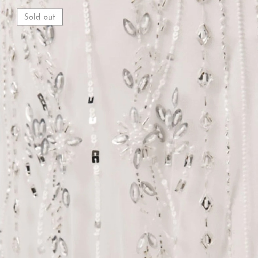 BHLDN Osborne Beautiful Sheath Halter Wedding Dress - Picture 6 of 13